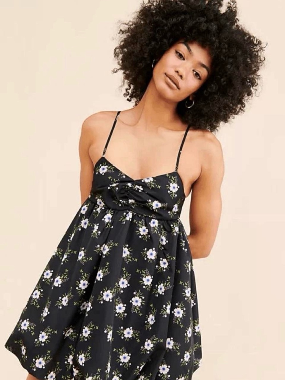 Free People Floral Mini Babydoll Dress NWOT
Sz XL